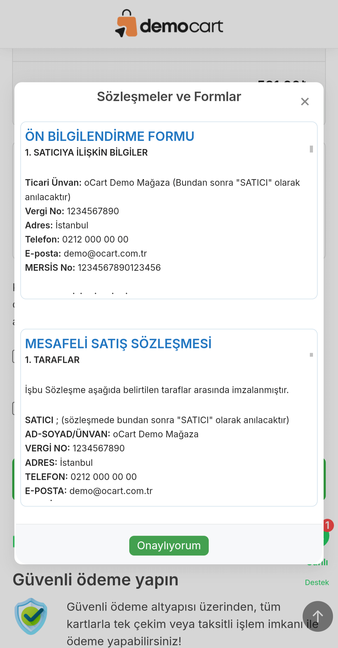E-Ticaret Mağaza Ekran Görüntüsü 10