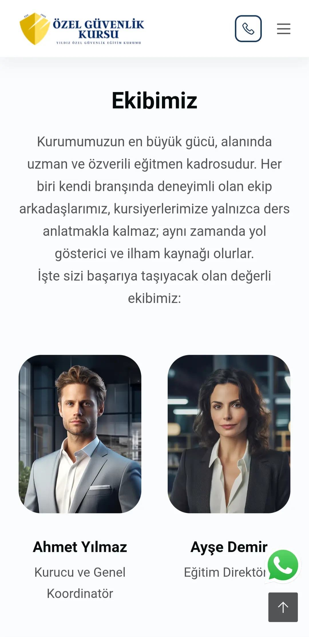 Kurumsal Web Sitesi Ekran Görüntüsü 11