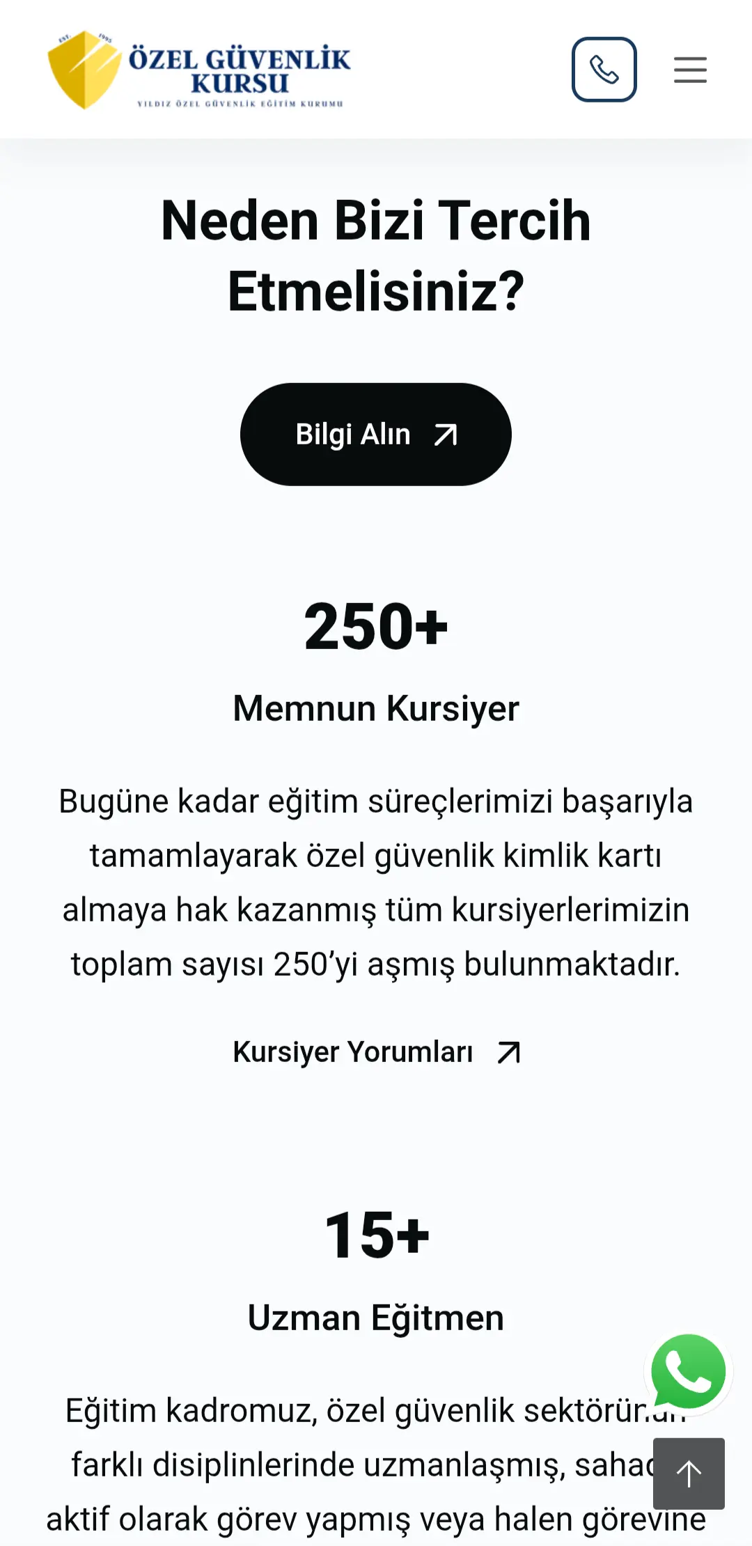Kurumsal Web Sitesi Ekran Görüntüsü 2