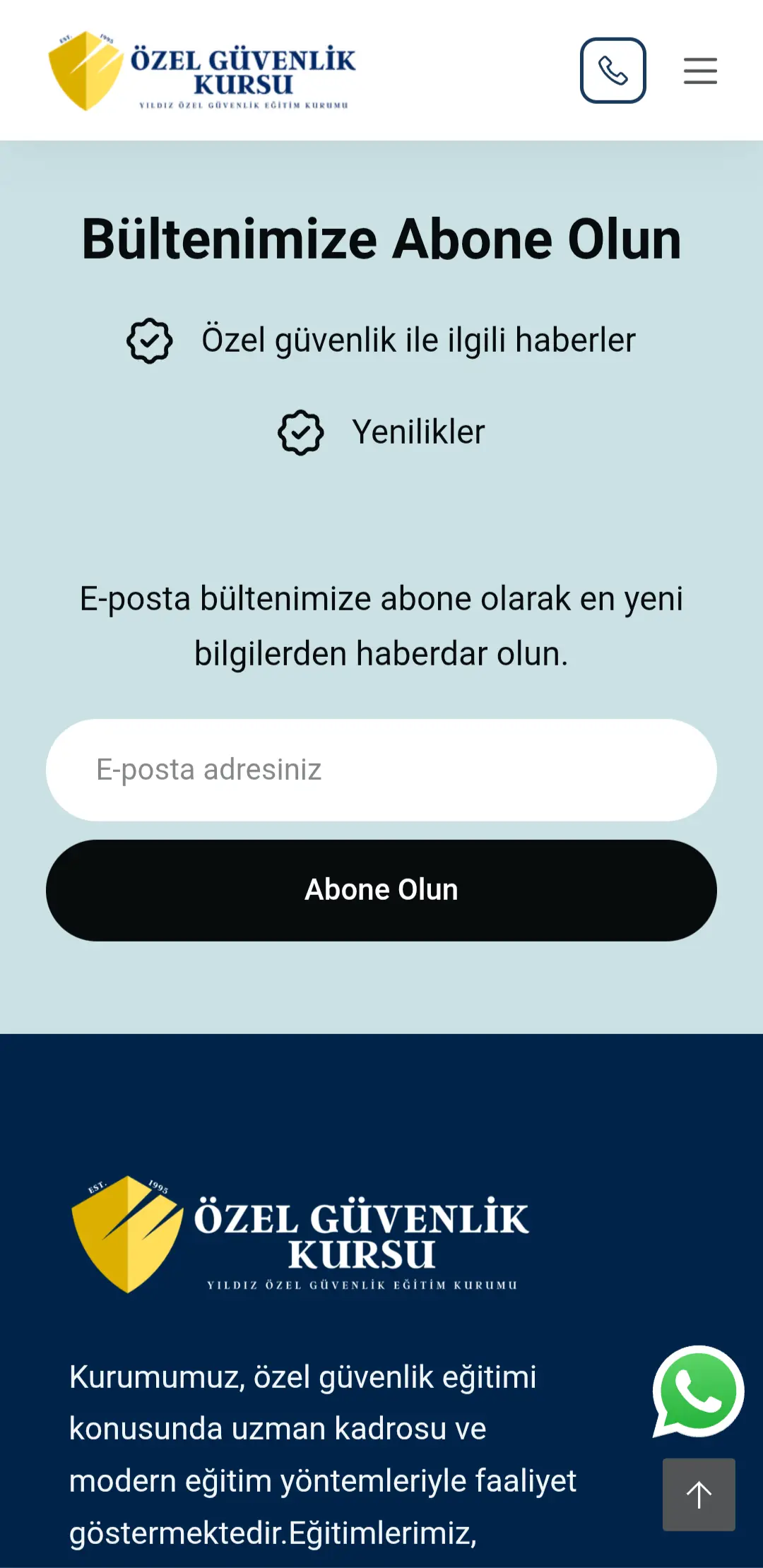 Kurumsal Web Sitesi Ekran Görüntüsü 7