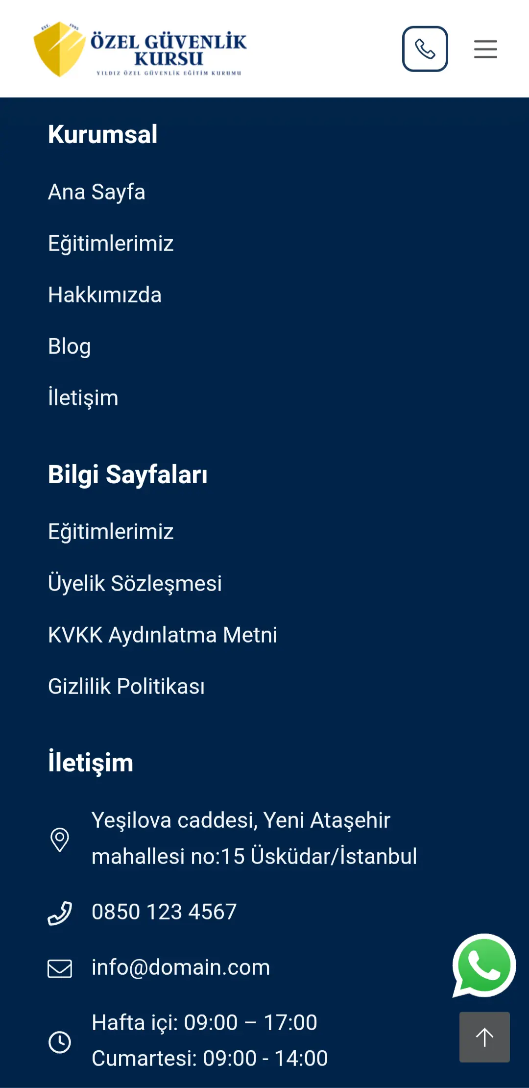Kurumsal Web Sitesi Ekran Görüntüsü 8